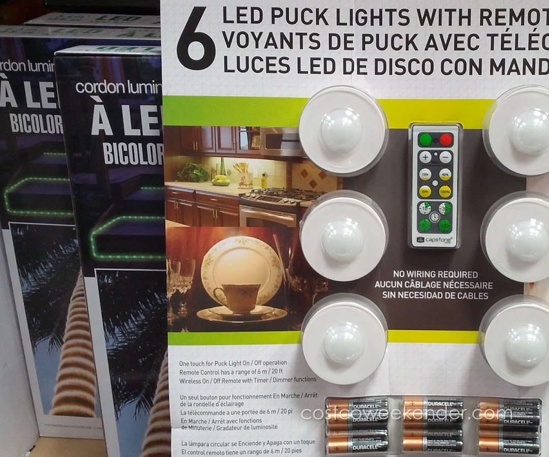 Puck Light Conversion, No More Eating Batteries