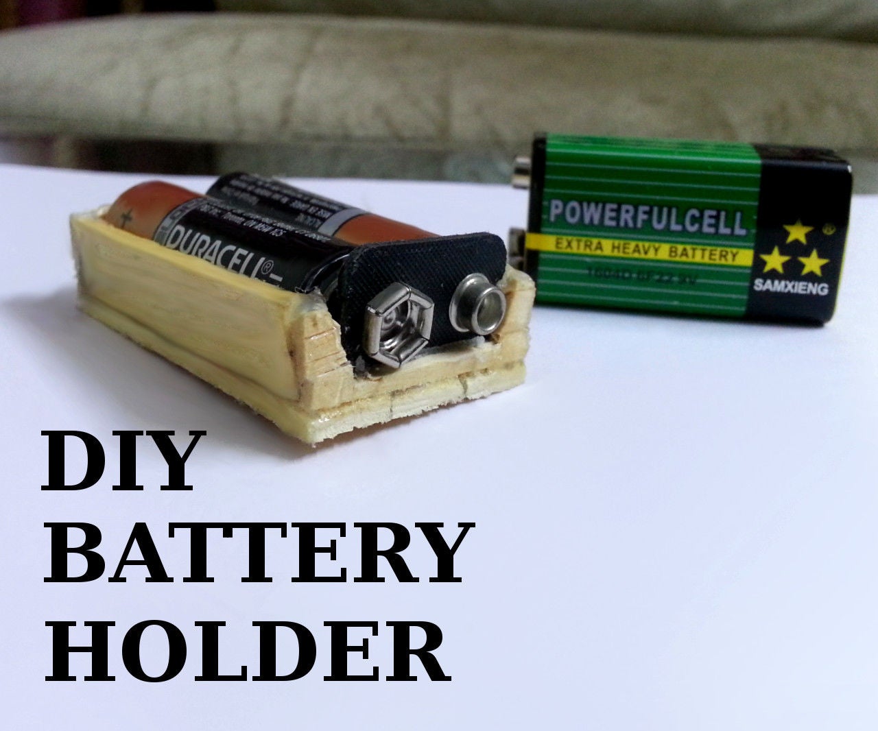 How to Make Battery Holder