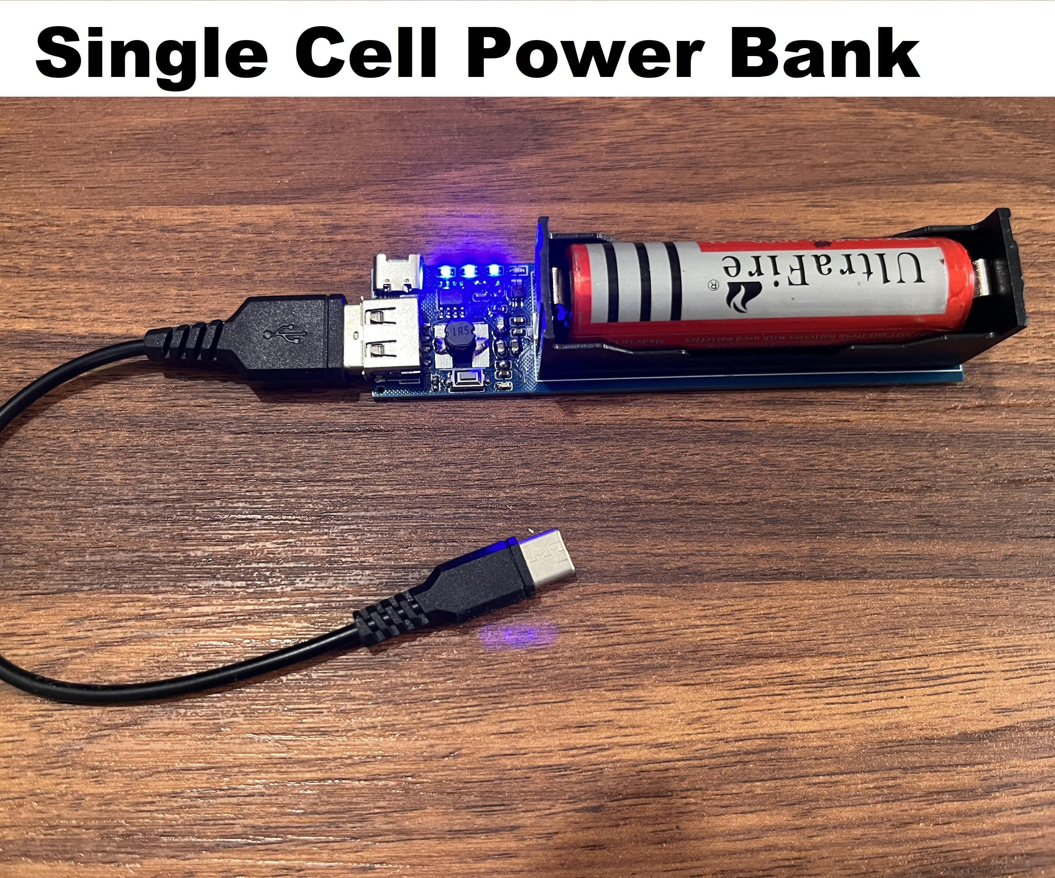 DIY Single Cell Power Bank Using SMT Assembly