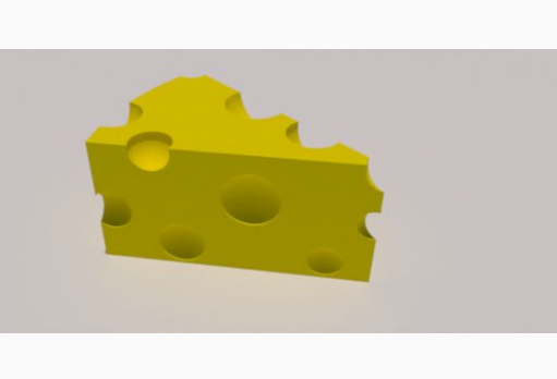 How to Design a Cheese Slice Using SelfCAD