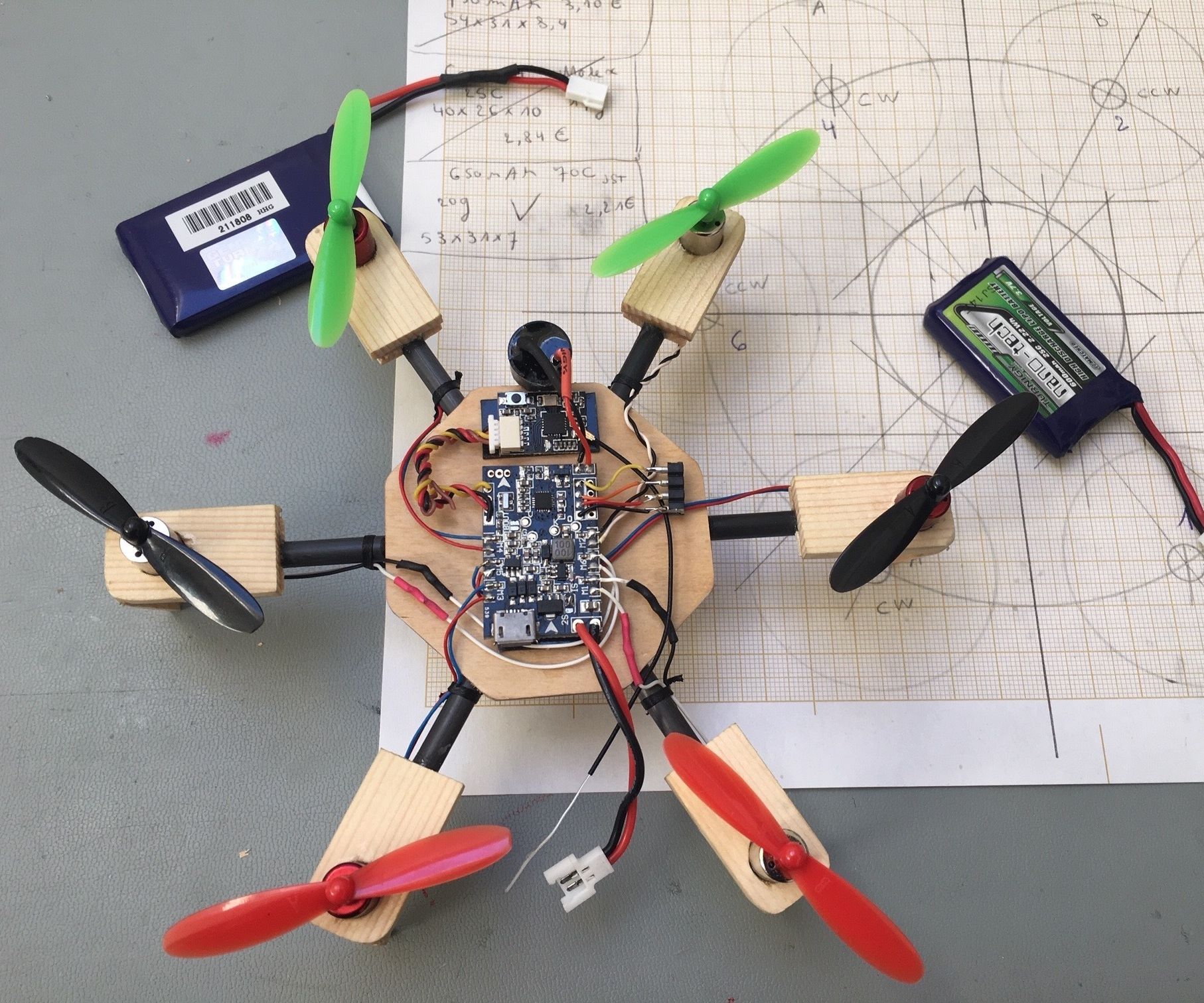 SexieHexie (Hexacopter With 8520 Motors)