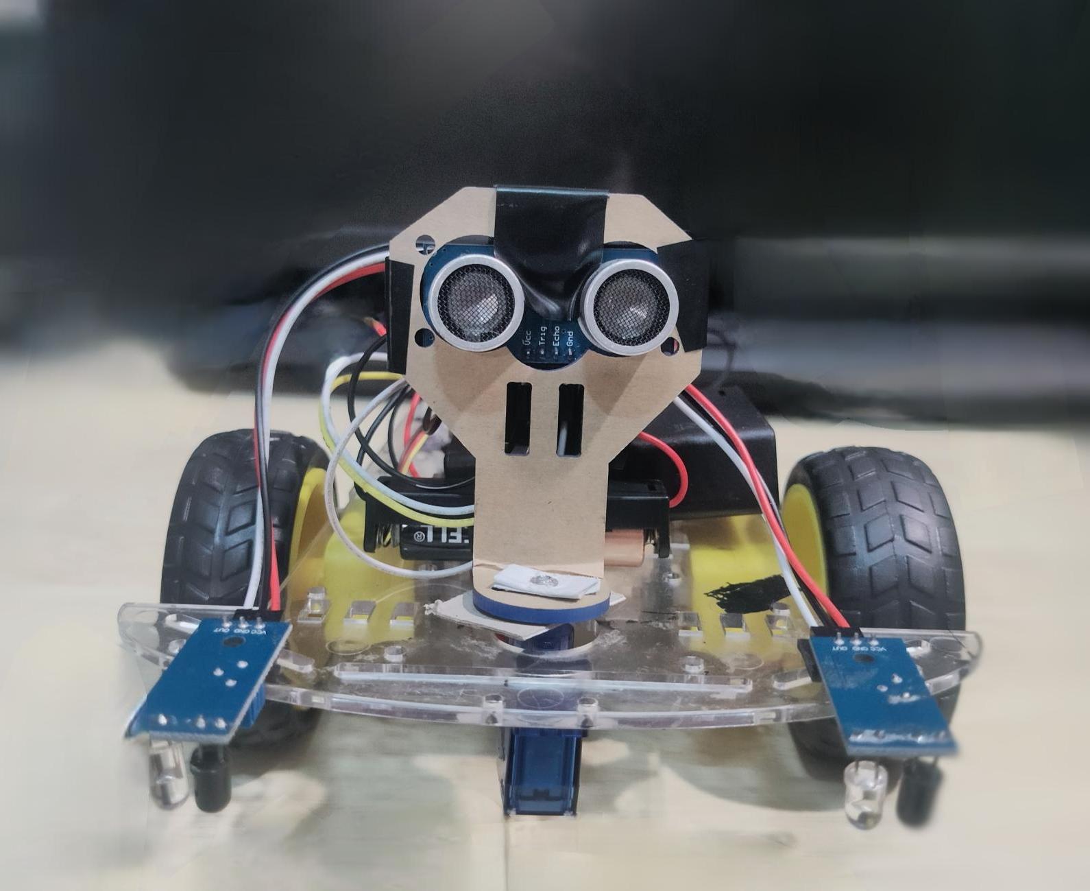 Obstacle and Cliff Detection Robotic Car
