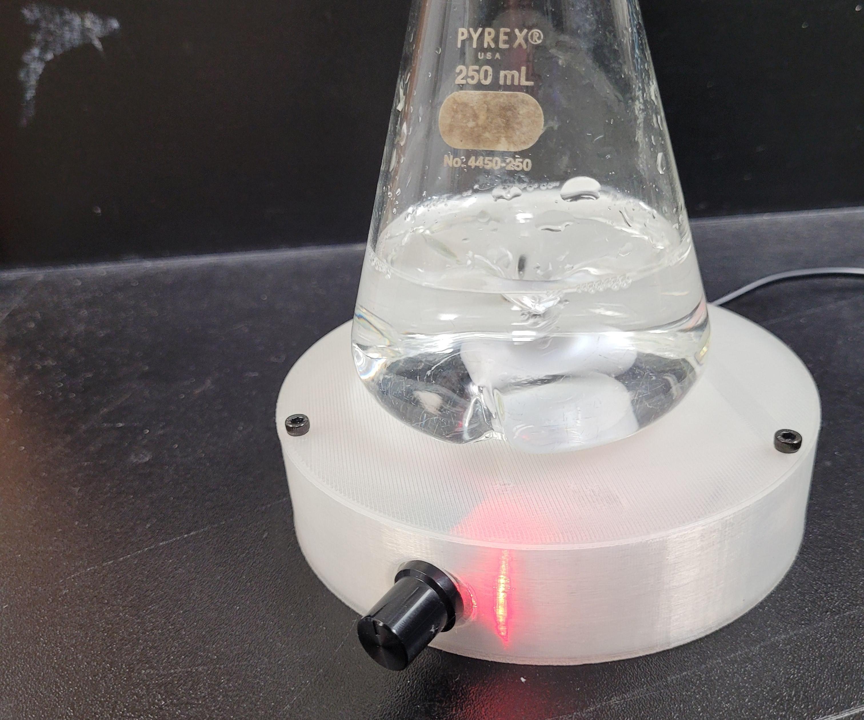 Simple 3D Printed Magnetic Stir Plate