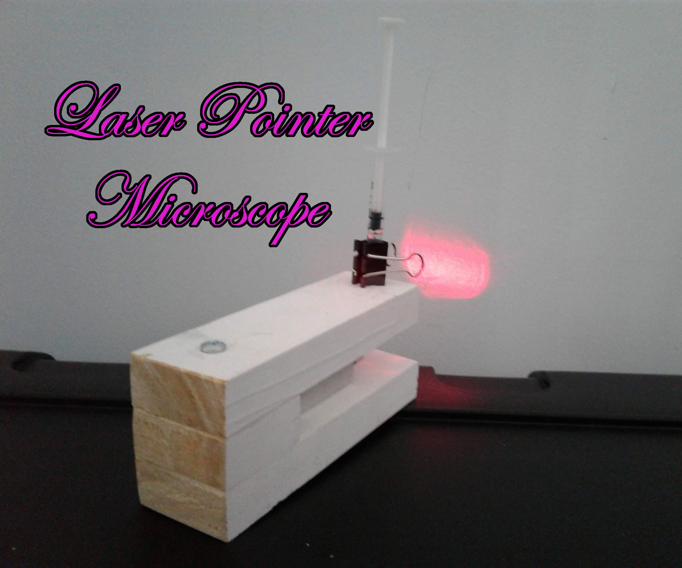 Laser Pointer Microscope- View a Tiny Water Wonderland!
