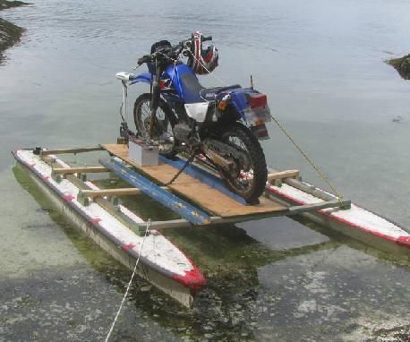Landing Craft for a Motorcycle