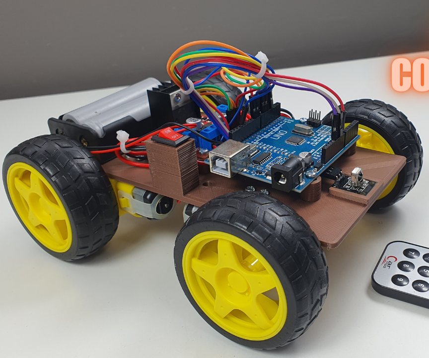 Remote Control Car Using Arduino Board