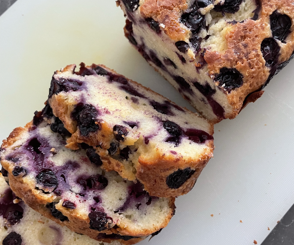 Blueberry Lemon Loaf Cake Recipe