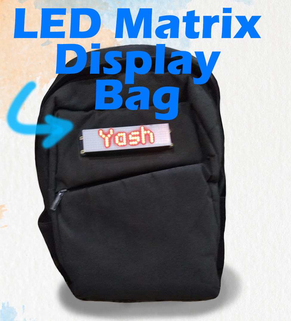 GlowOnTheGo : LED Matrix Bag