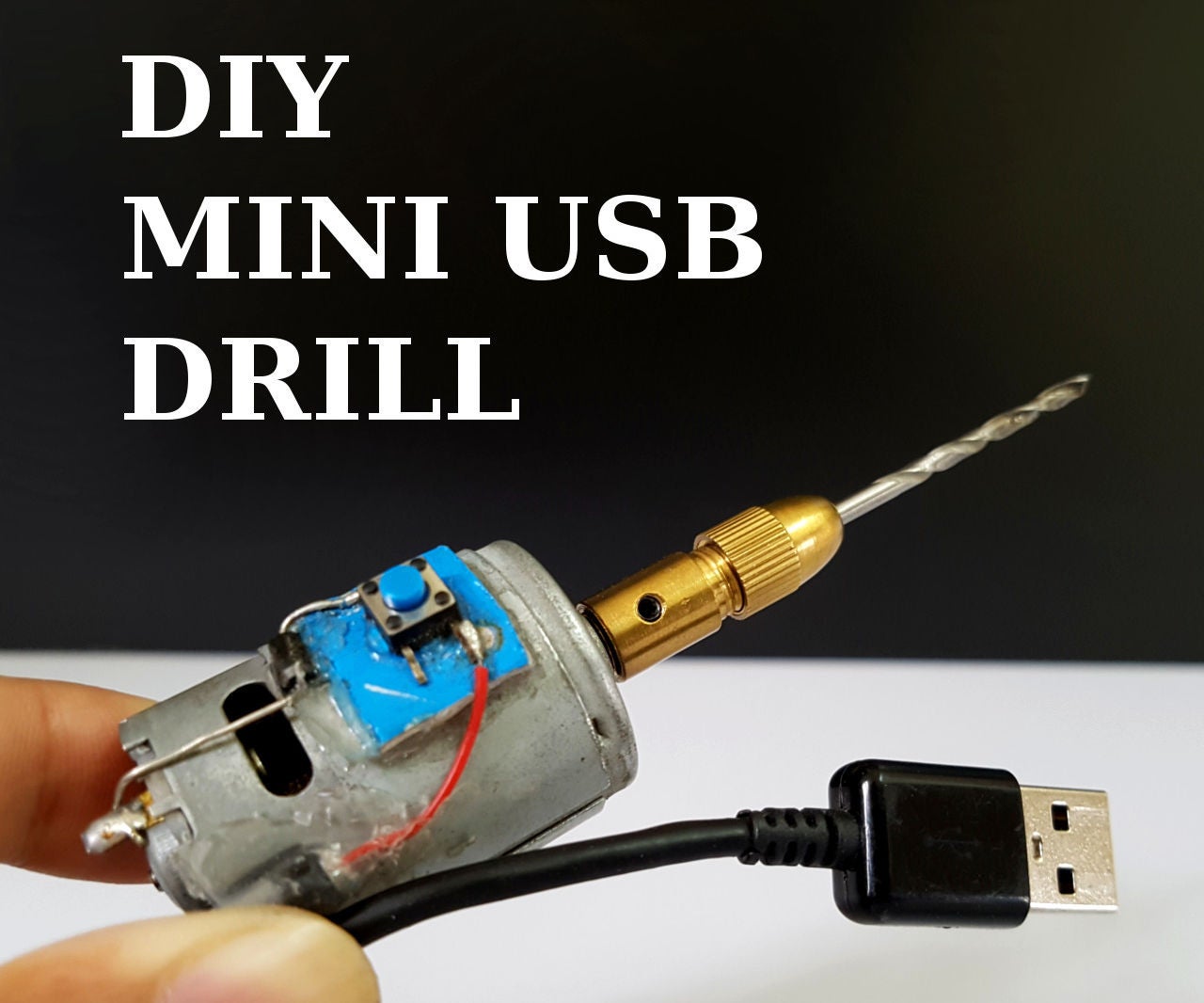 How to Make Mini USB Drill