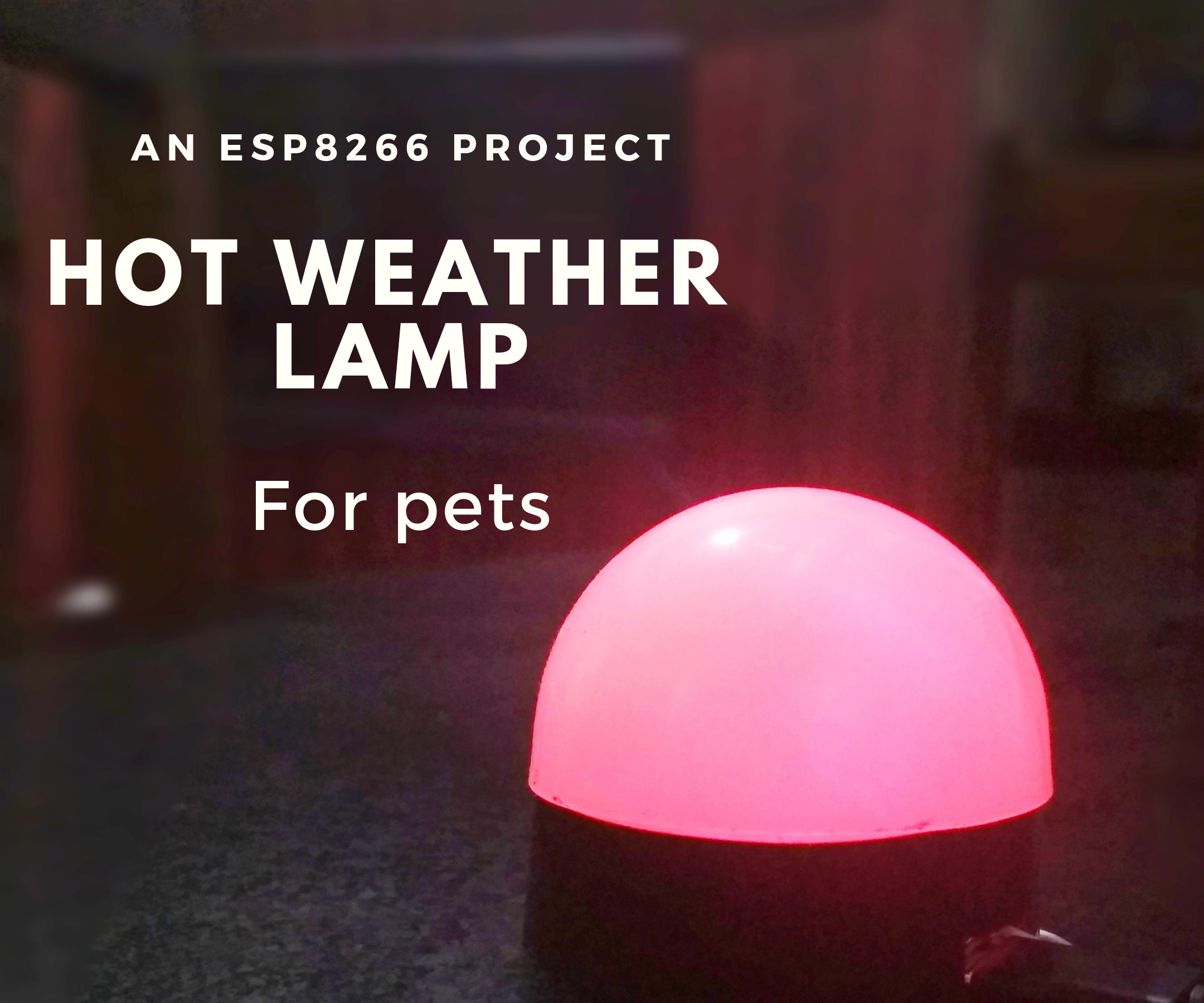 Weather Lamp - Changes Colour With Temperature