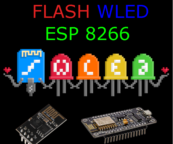 Flash WLED to ESP8266 Based Controllers