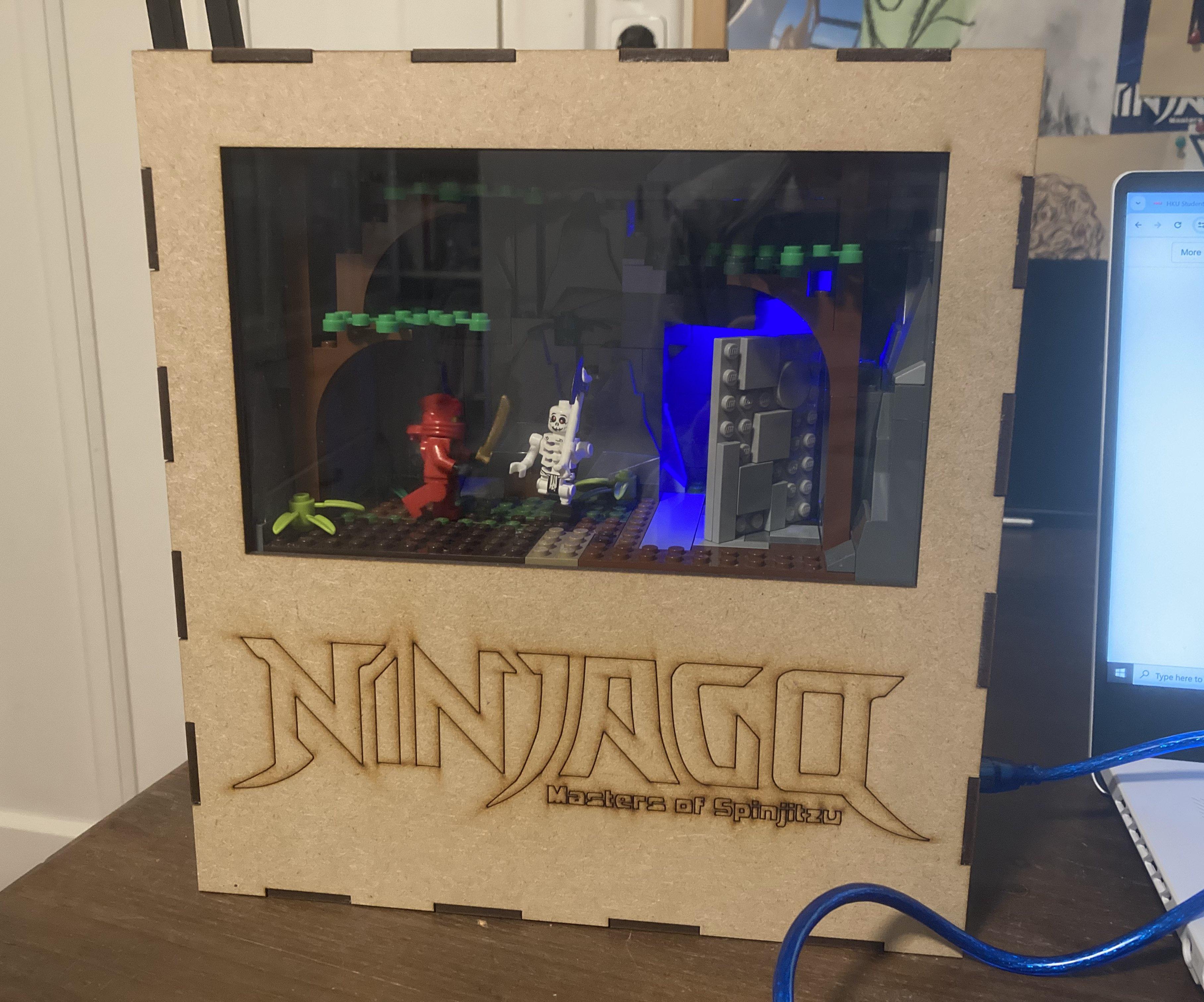 Animated LEGO Diorama Made With Arduino Uno