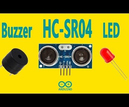 Arduino - Ultrasonic Sensor HC-SR04 With Buzzer