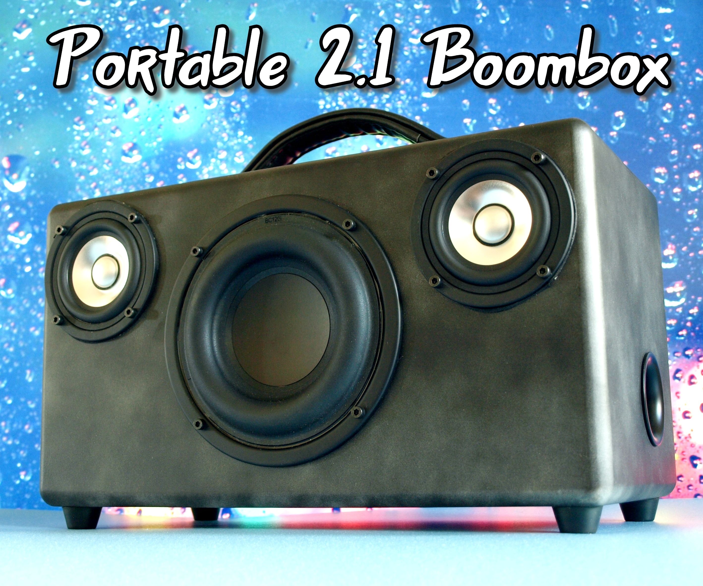 Portable Bluetooth 2.1 Boombox