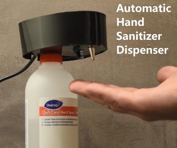 DIY Automatic Hand Sanitizer Dispenser