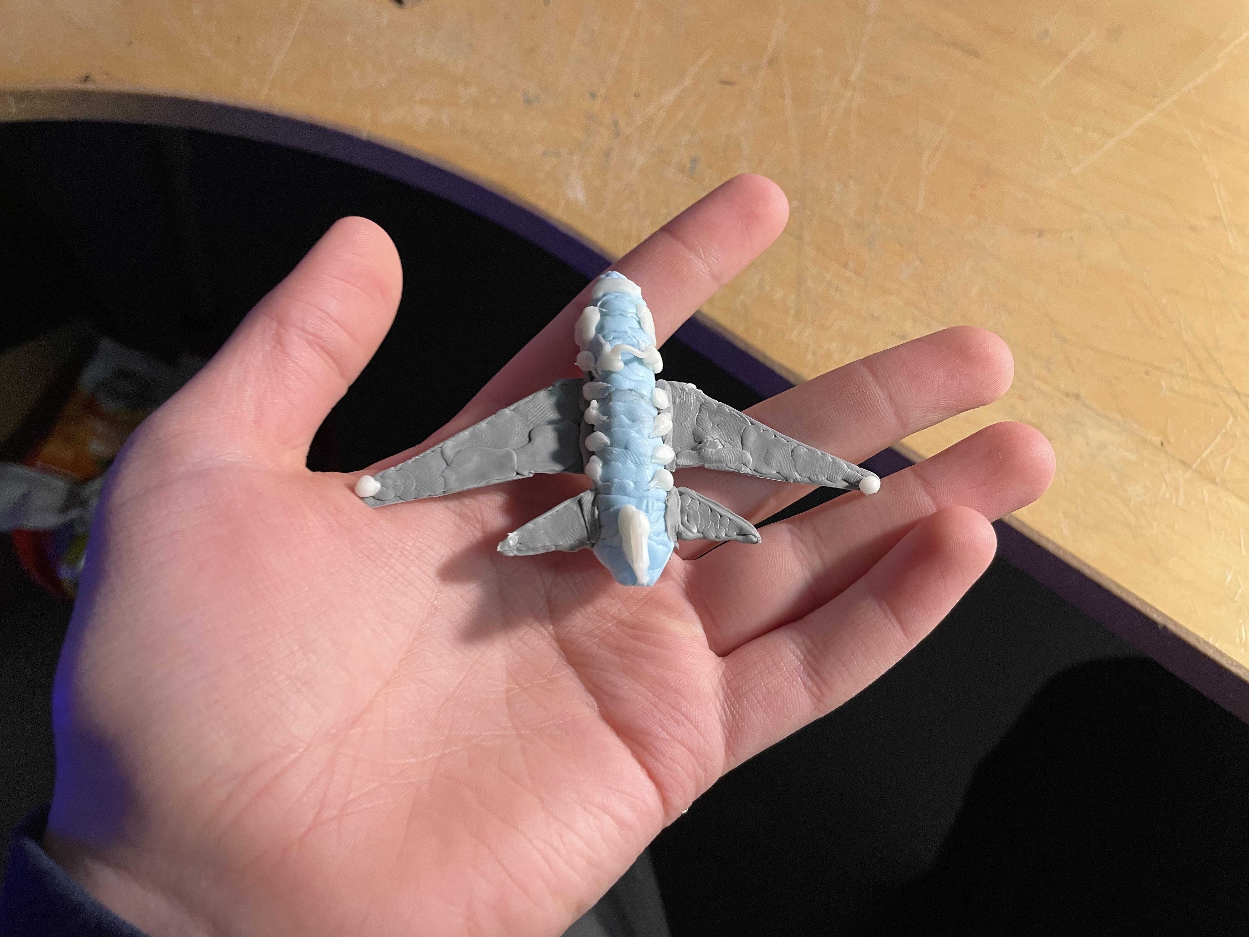 3D Pen Glow in the Dark Plane!