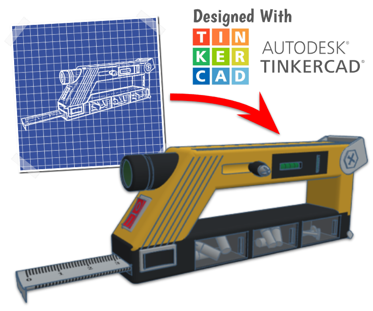 All-In-One Multipurpose Tool (Tinkercad Proof of Concept)