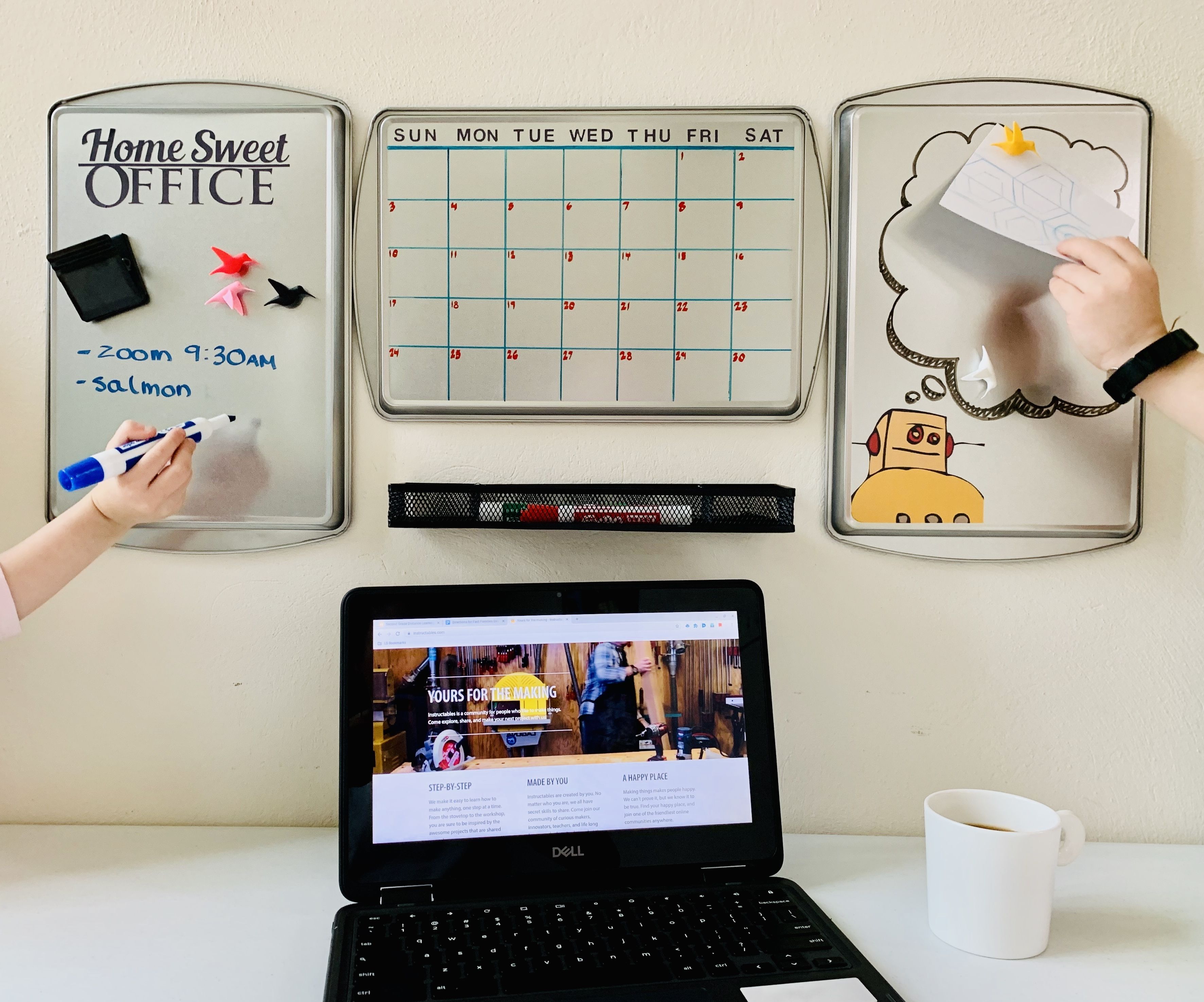 Quick and Easy Magnetic Dry-Erase Board