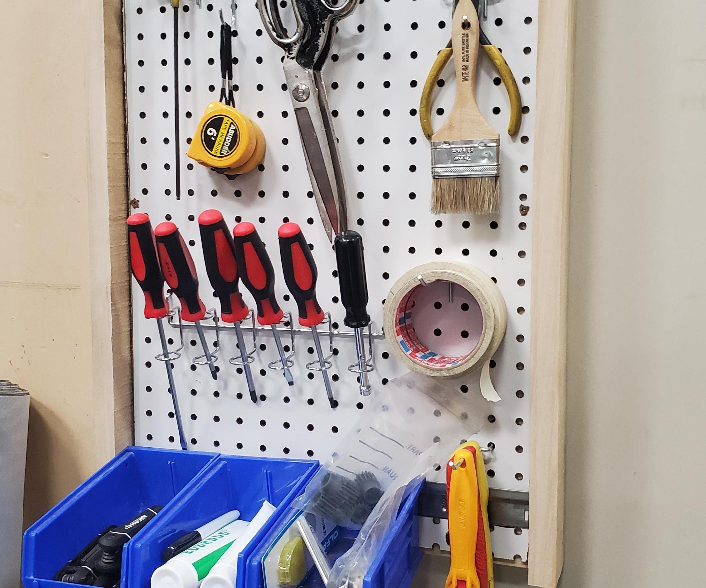 Tool Holder Pegboard (1 Hour Project)