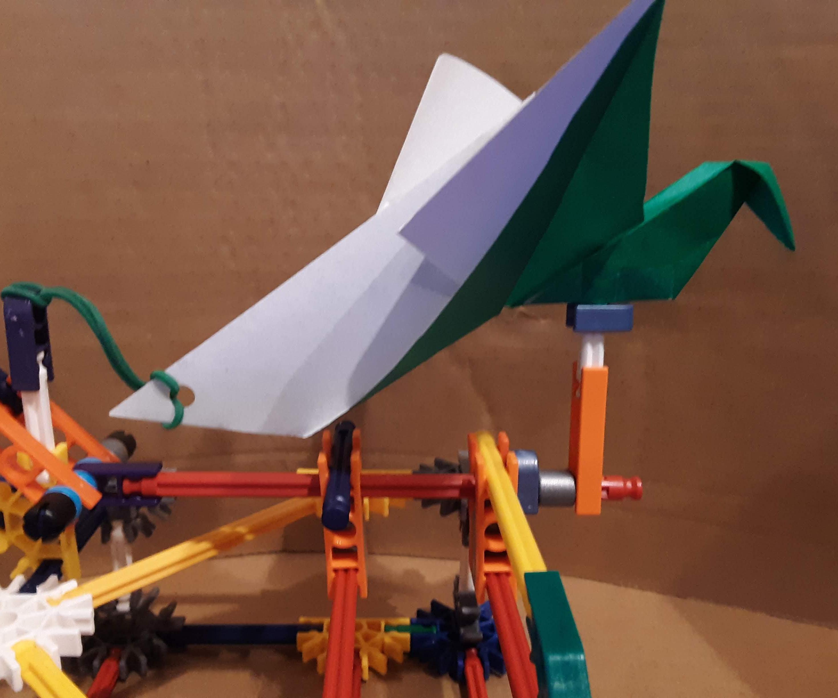 Control This Origami Flapping Bird With Your Phone