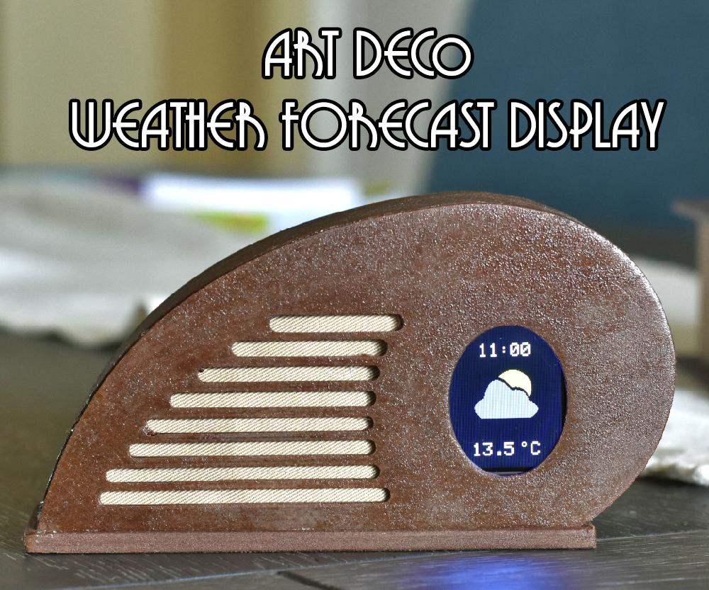 Art Deco Weather Forecast Display