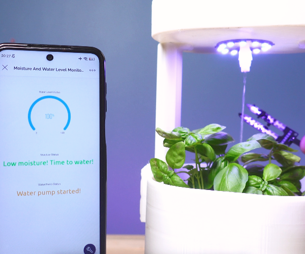 Build a Self Watering System (Soil Moisture Sensor - Water Pump - Water Level Sensor - MOSFET - Circuit - Code)