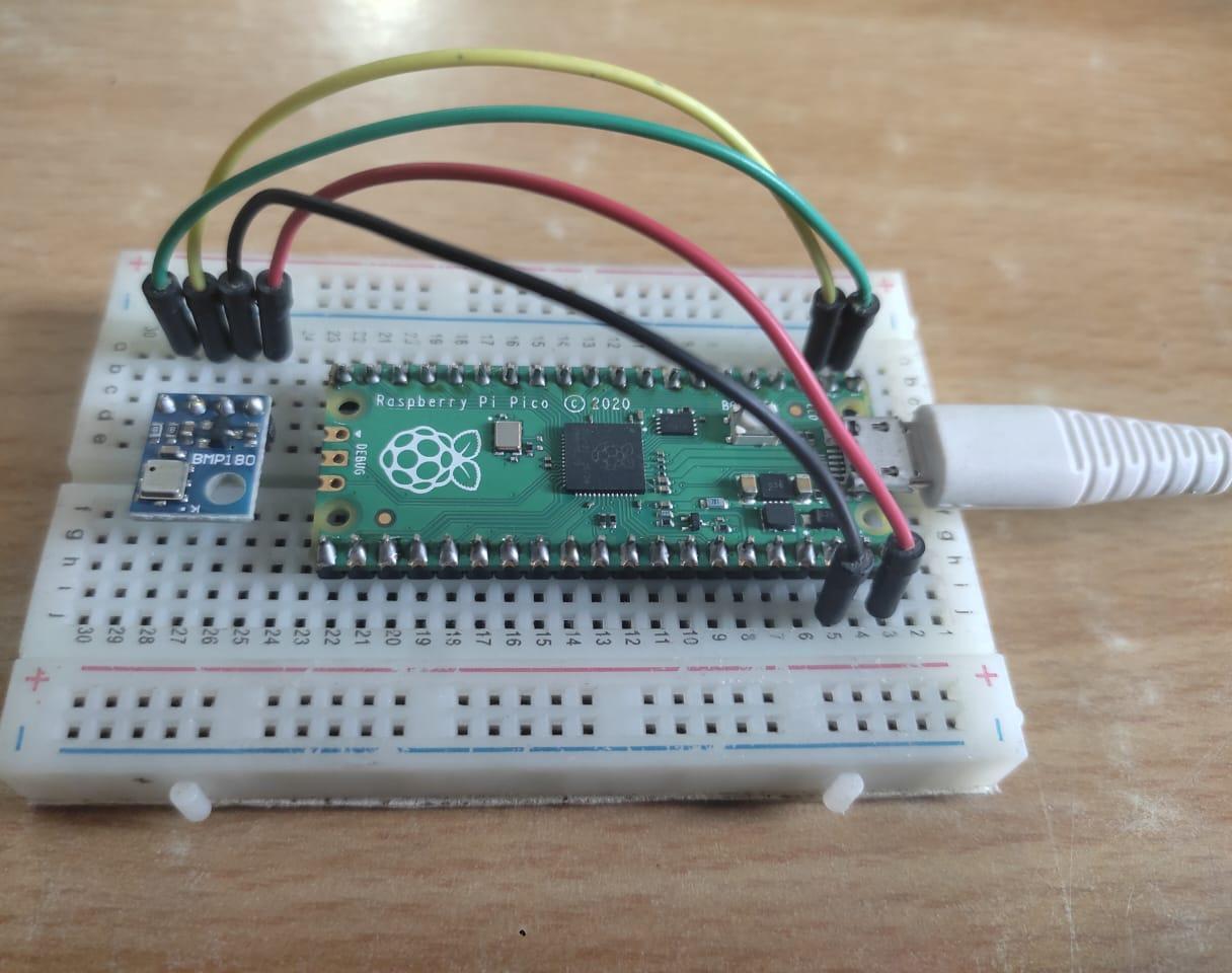 Raspberry Pi Pico and BMP180 Sensor