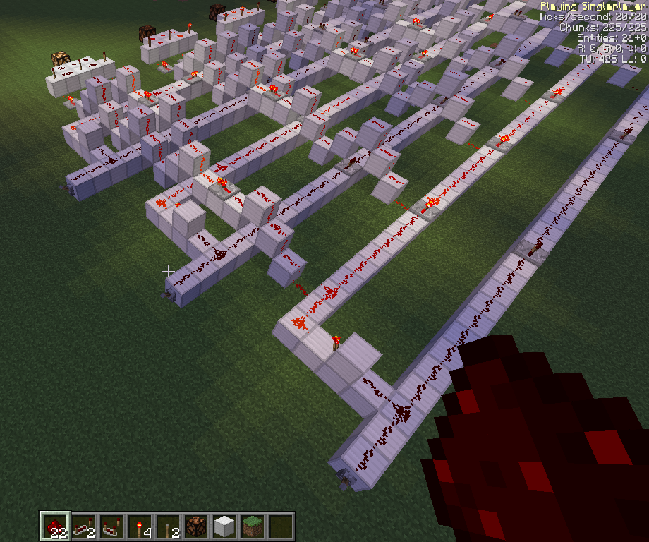 Binary Converter in Minecraft