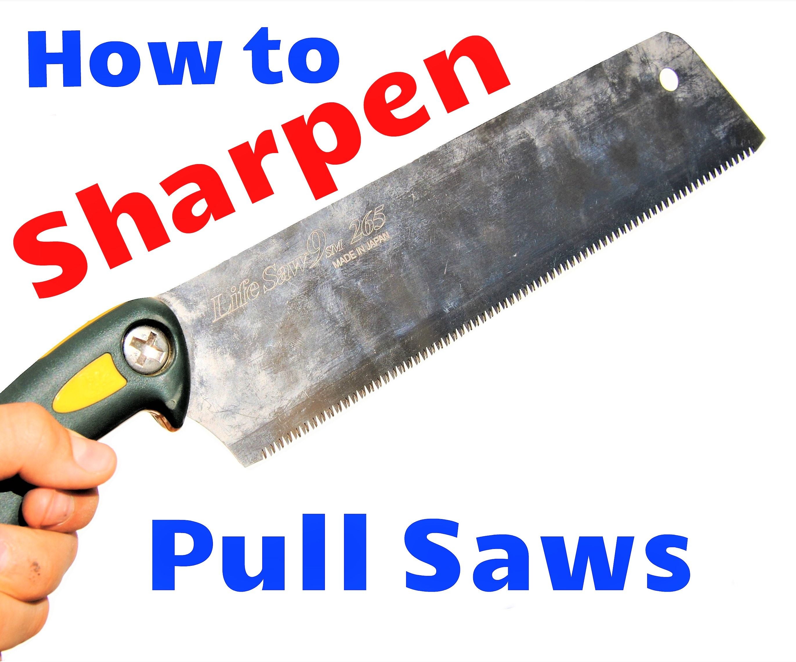 How to Sharpen a Japanese Saw