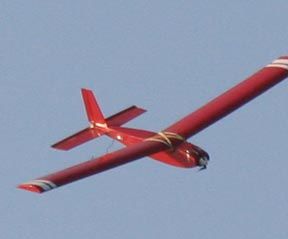 Balsa and Foam Board Composite R/C Glider