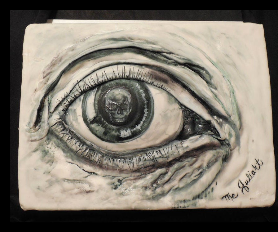 M.C. Escher Eye Cake