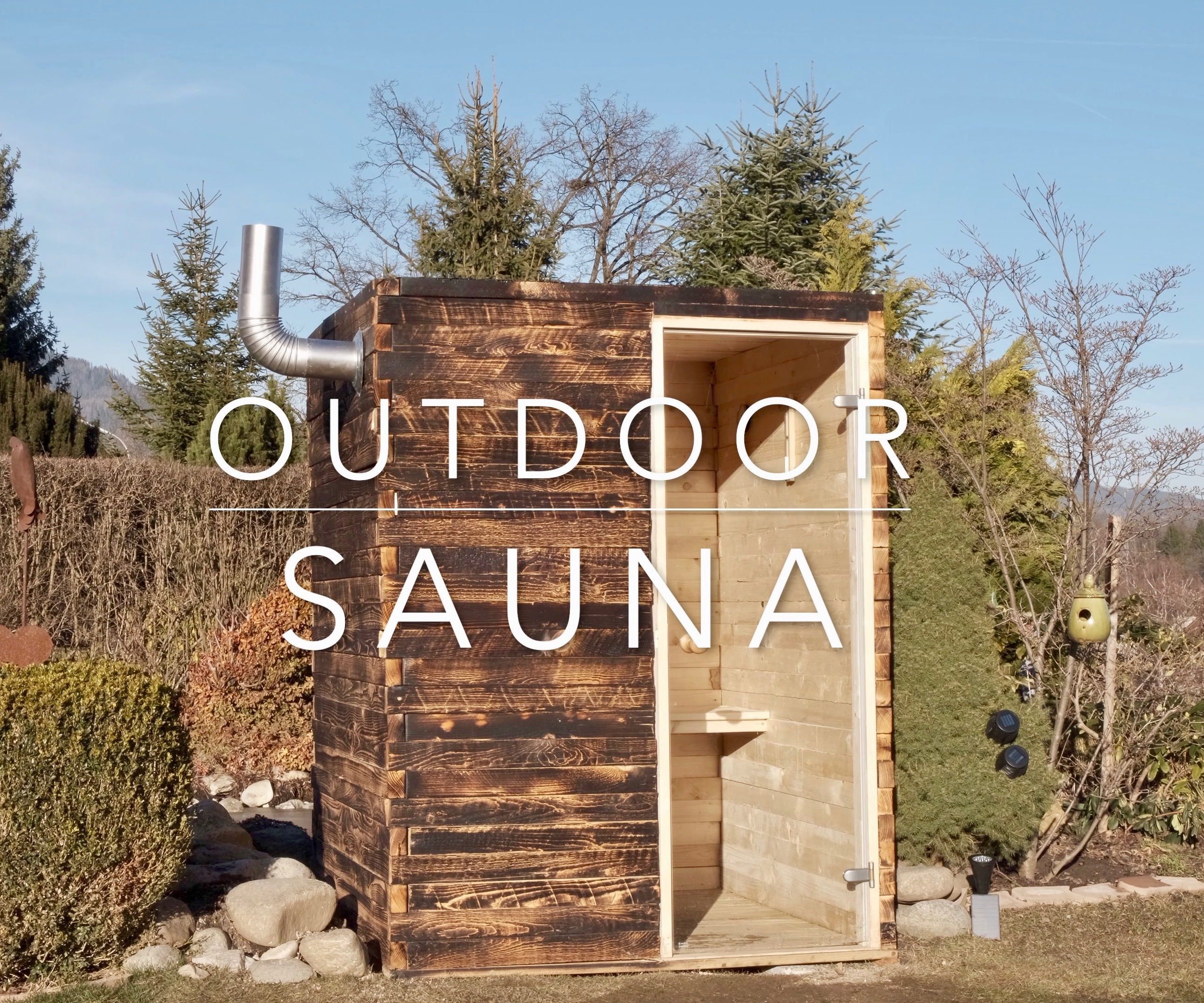 DIY Outdoor Sauna