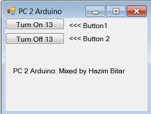 Using Visual Basic 2010 to Control Arduino Uno