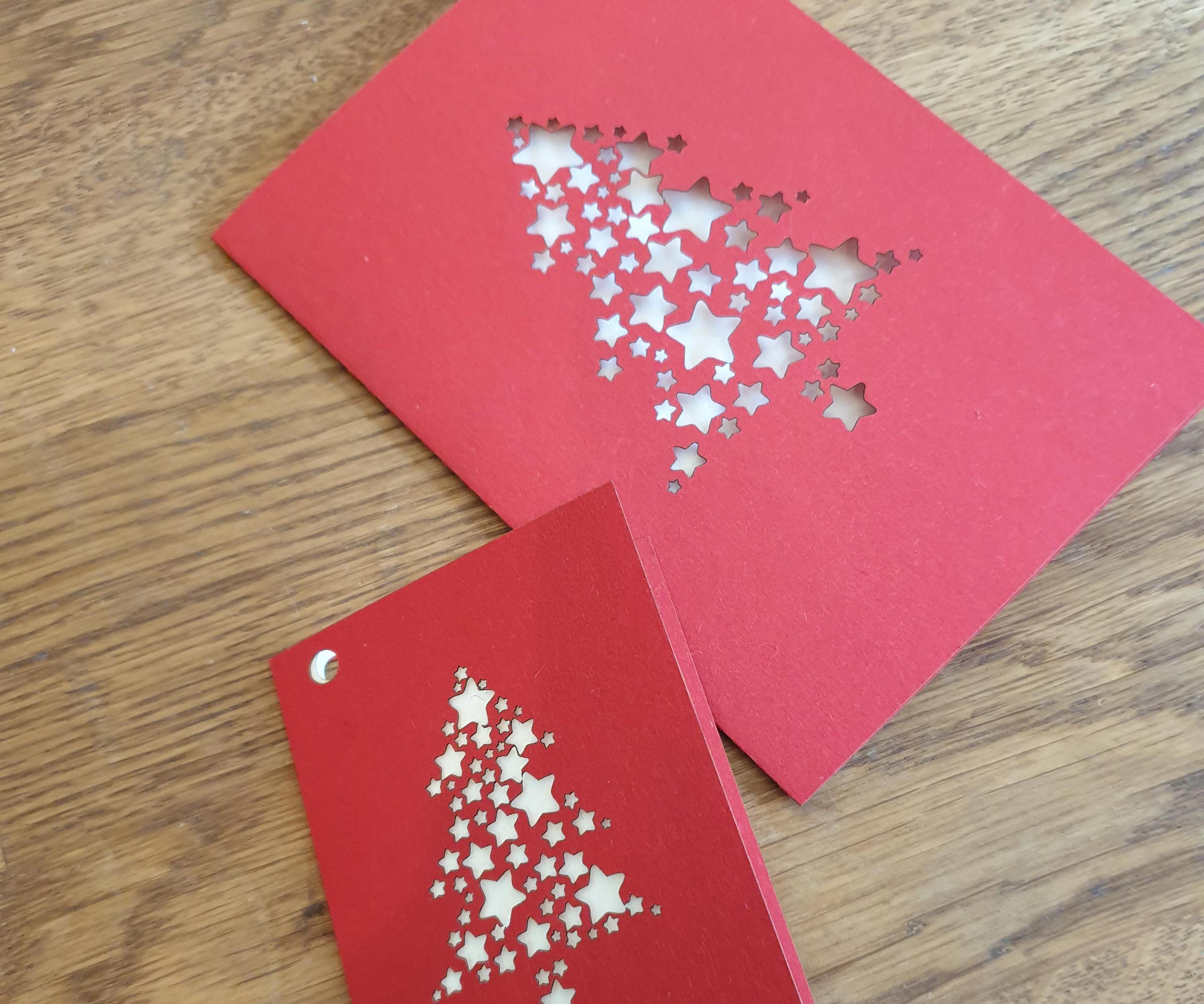 Creating Christmas Cards Using Lightburn