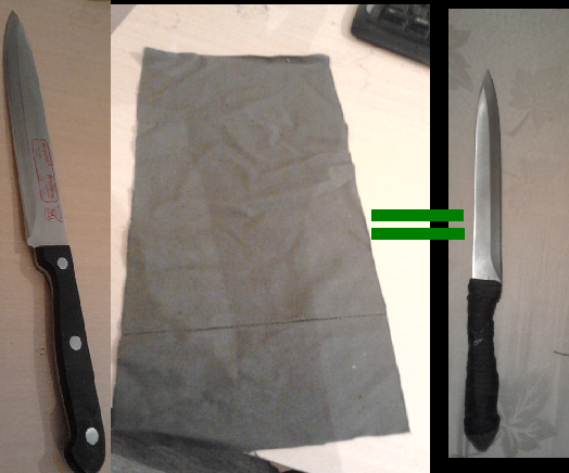 Make Knife Sheath and Turn Your Kitchen Knife Into a Camping, Fishing or  Hunting Knife