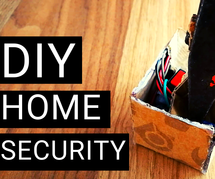 DIY Home Security - How to Make a Simple Motion Detect | New Version