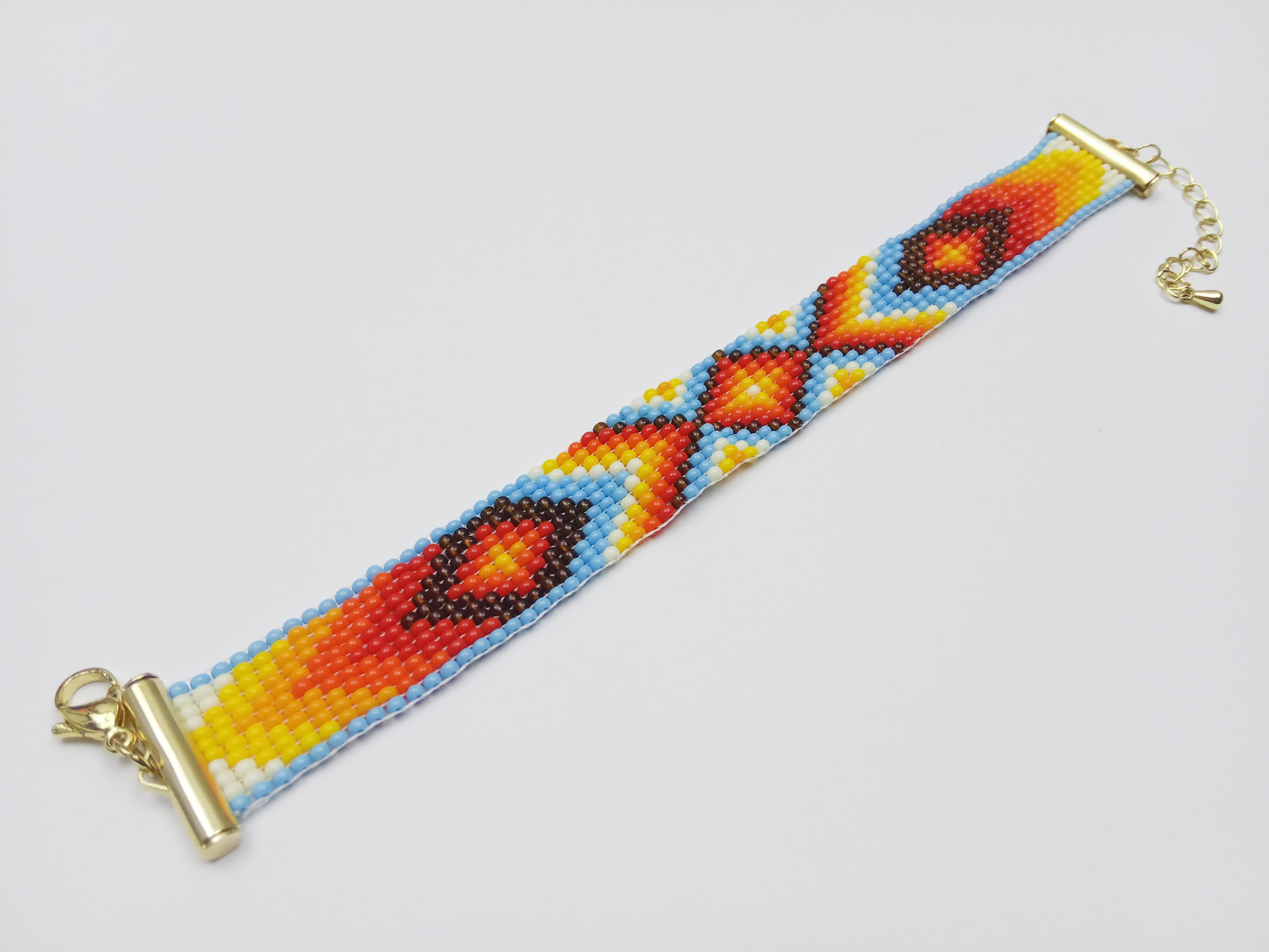 Pattern Beaded Bracelet