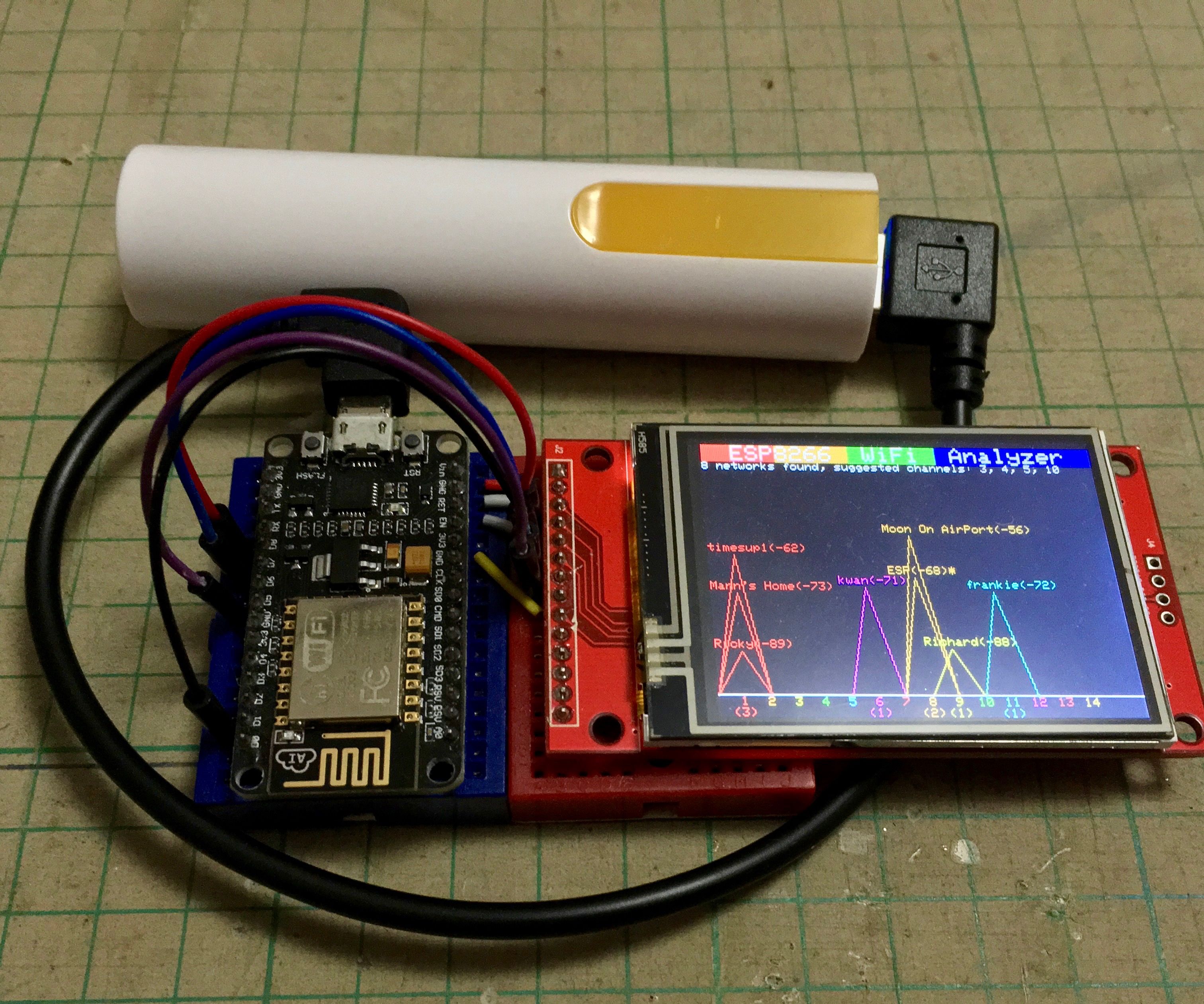 ESP8266 WiFi Analyzer