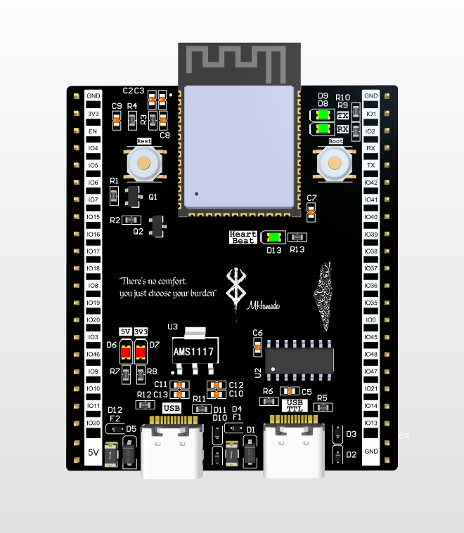 ESP32-S3 WROOM1 Development Board