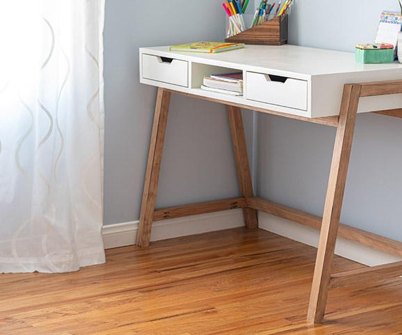 Modern DIY A-frame Desk 