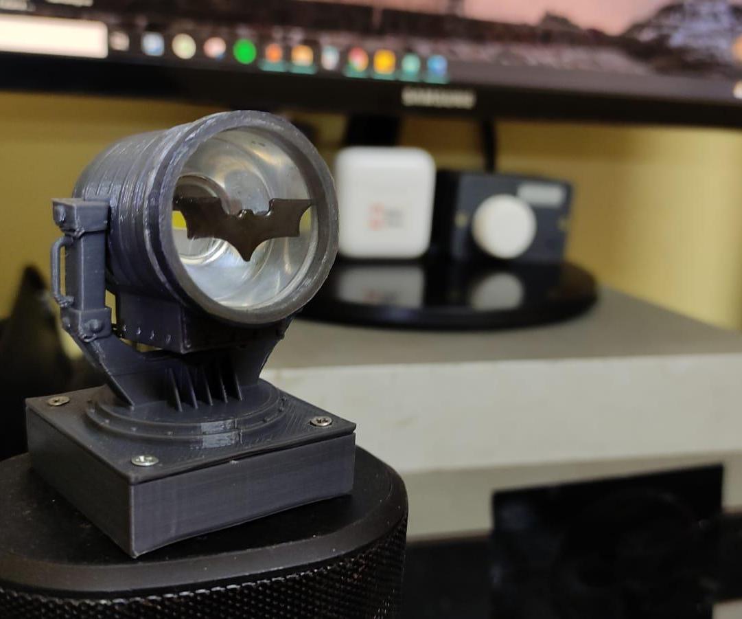 Miniature Bat Signal - Incoming Call Indicator