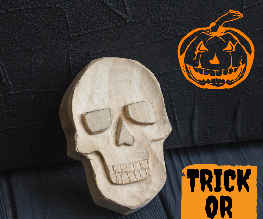 Carving a Skull Out of Wood I Wood Carving for Beginners