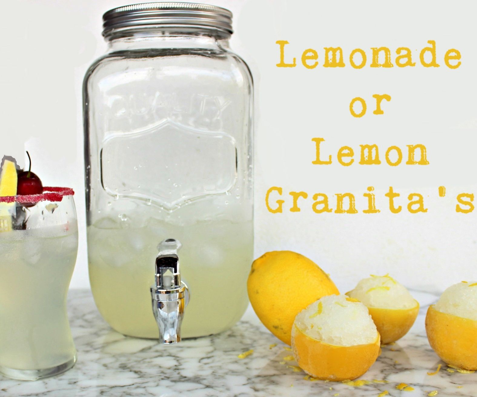 Lemonade or Lemon Granita's, Yellow