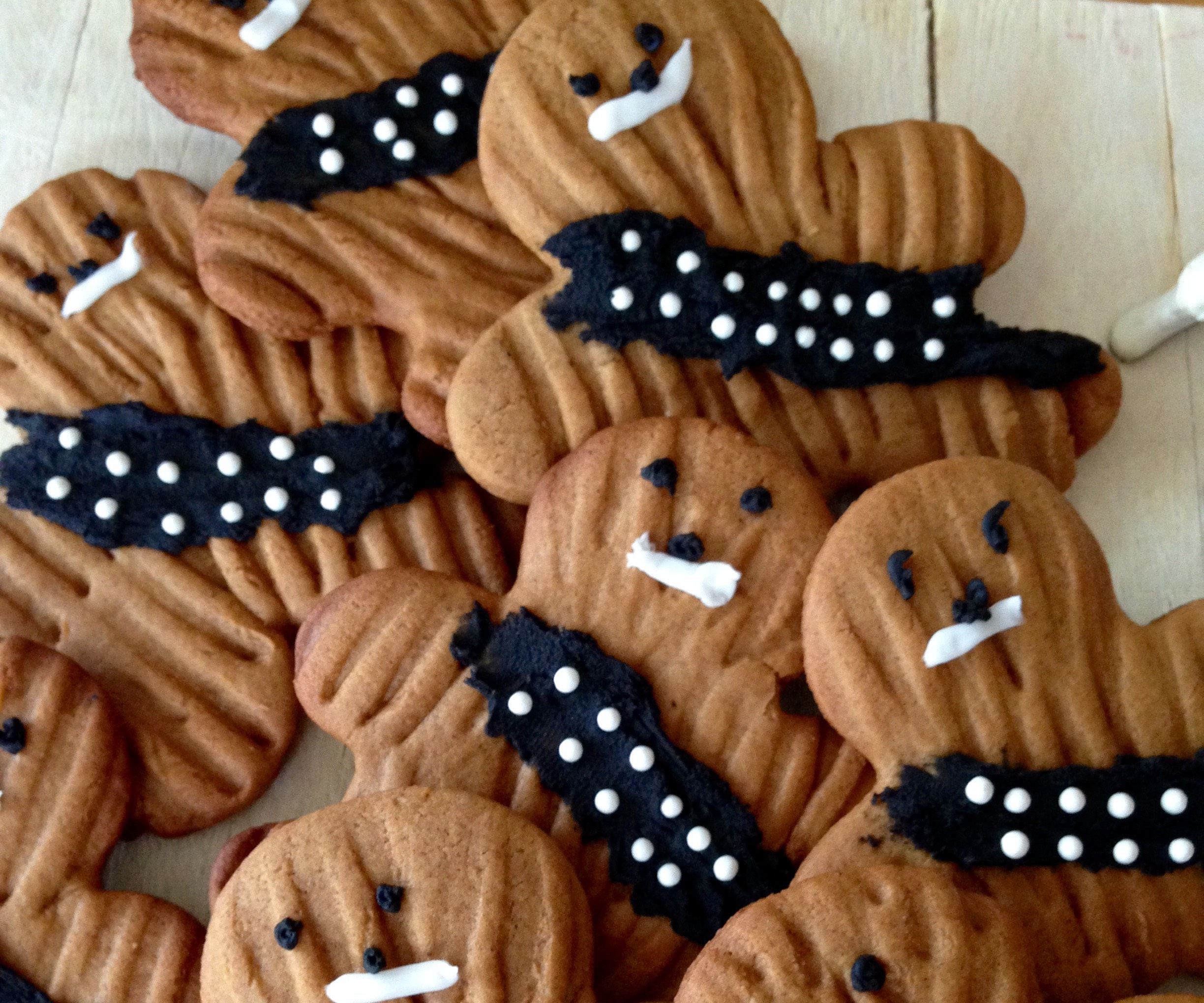 Chewbacca Gingerbread Cookies