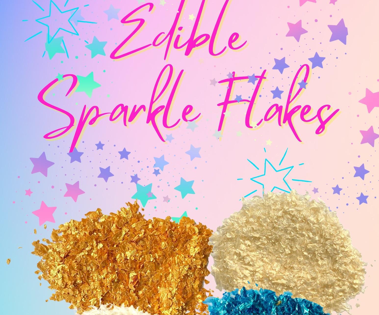 Edible Glitter Flakes! 
