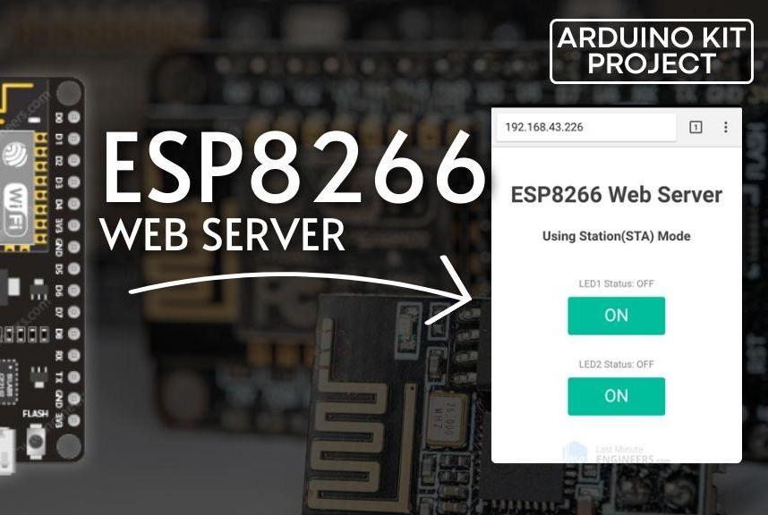 Get Started: ESP8266 NodeMCU Web Server With Arduino IDE