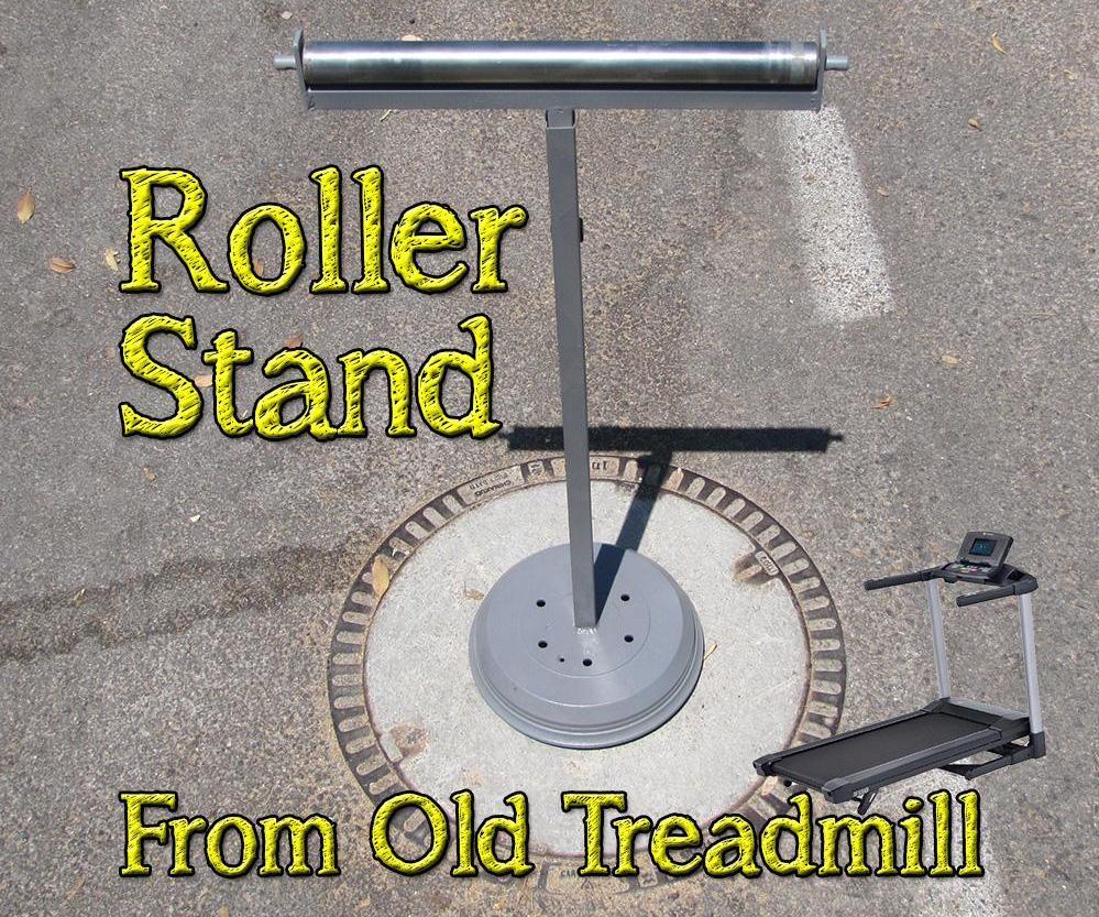 How to Make Roller Stand From Old Treadmill