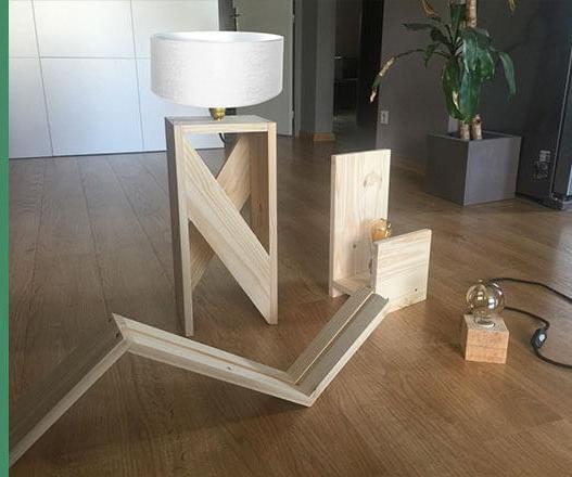 DIY 4 Lamps With a Board for Créativa – Presentation