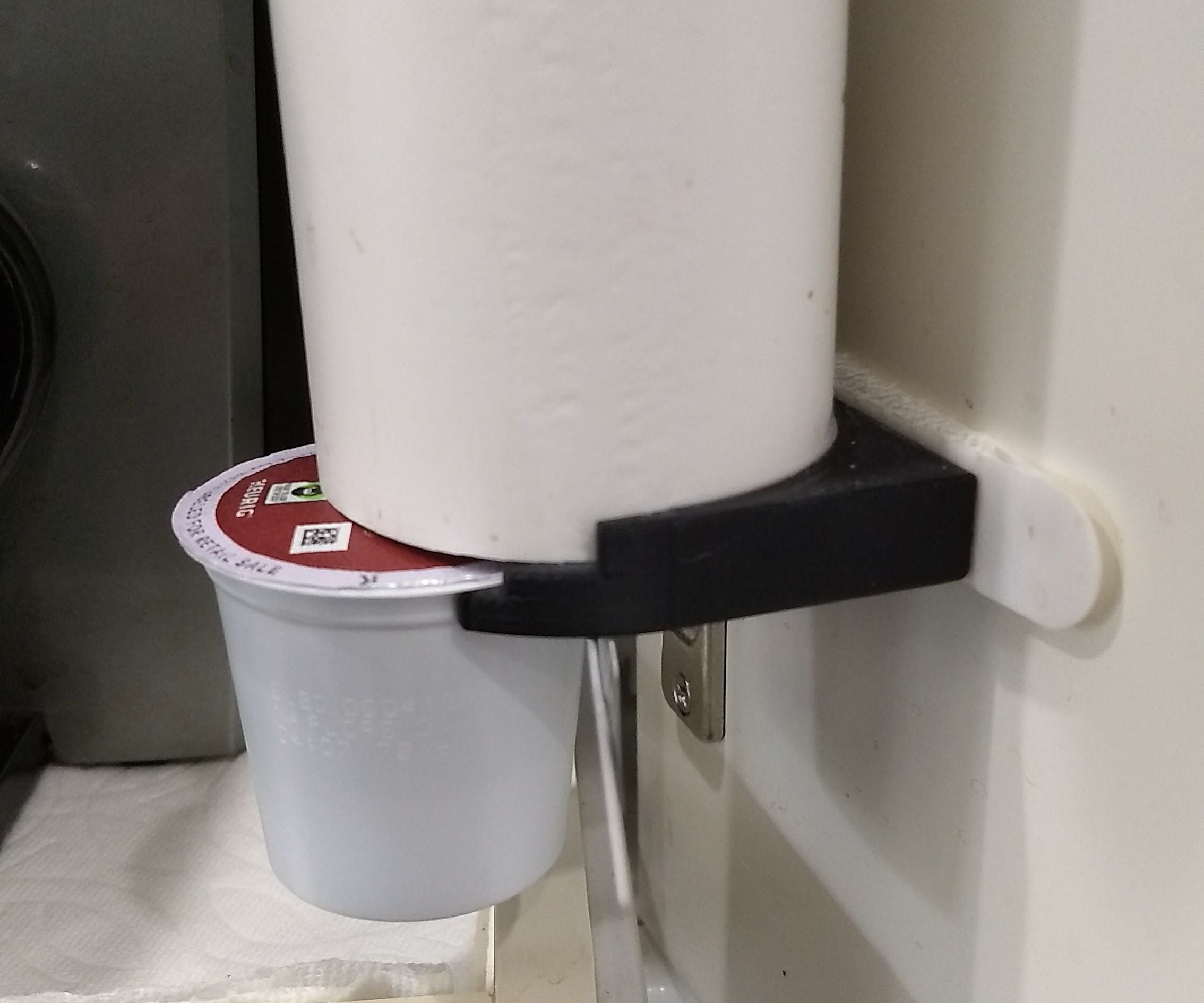 3D Printed PVC Pipe K-Cup Dispenser