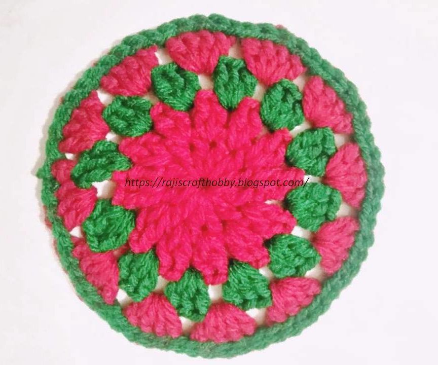 Christmas Themed Crochet Coaster